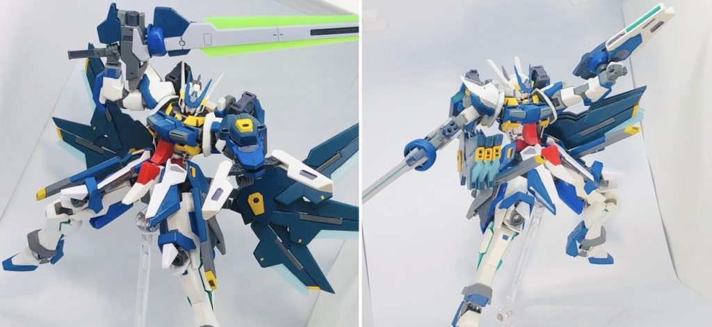 シールドは下部を差し替えてペンチシールドに。ウイングバインダーは正面に向けてそのまま射撃もできます。