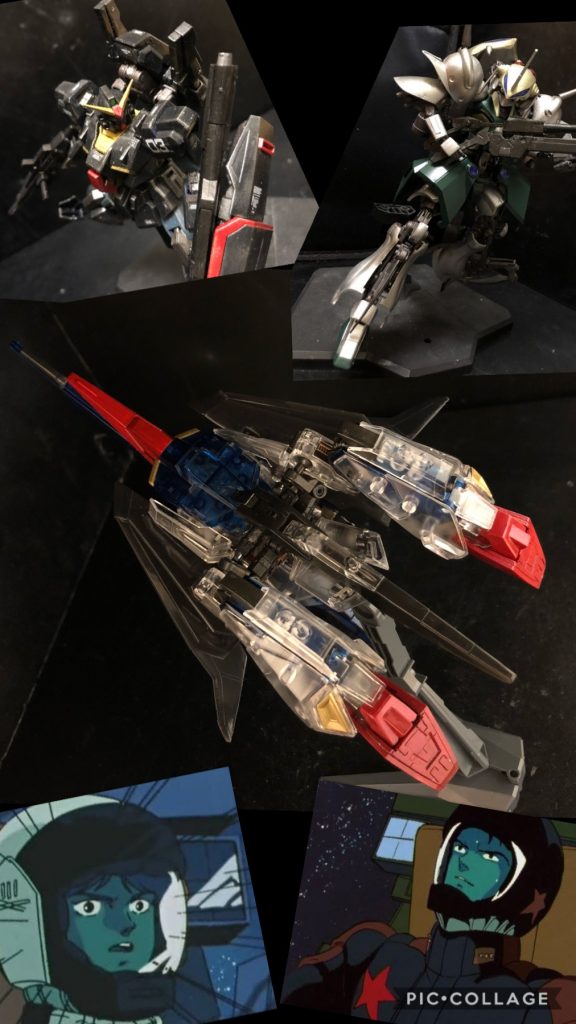 カミーユ「なんなんですか!?それ!?なんで透明なんですかー!!?」サラ「こ、怖い...!!!あの機体!怖いわ...!」ジェリド「サラ曹長!どうした!?」サラ「あの透明な機体が怖いんです...!私、戦えません..!」ジェリド「貴様、何を言ってる!兵士が戦わなくてどうする!?」サラ「...ああ、ダメだわ...!怖い...!」ジェリド「サラ曹長!勝手に撤退するな!いったいどうゆうつもりだ!?」その他「キャーーー!!ジェリド中尉ーー!?」ジェリド「なに!?モブキャラがやられたのか!?くそ、名前がいまいち思い出せなかった!仕方ない、撤退する!」カミーユ「ティターンズが撤退したぞ!」アポリー「追うなカミーユ。こちらも被害が出ている。艦に戻るぞ。」カミーユ「ハイ、了解です。」