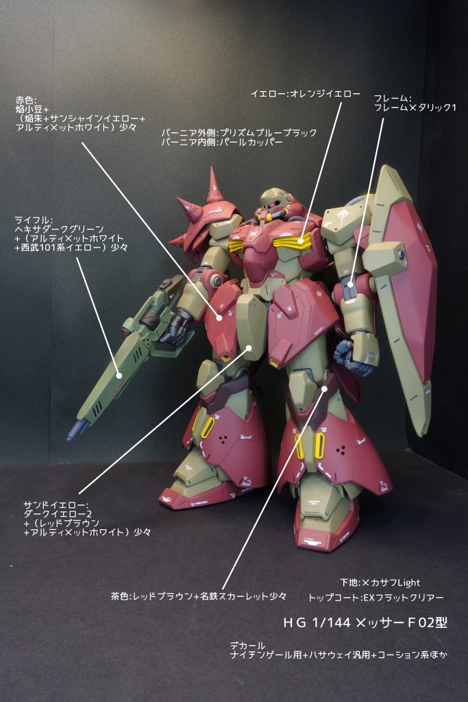 カラーレシピです。