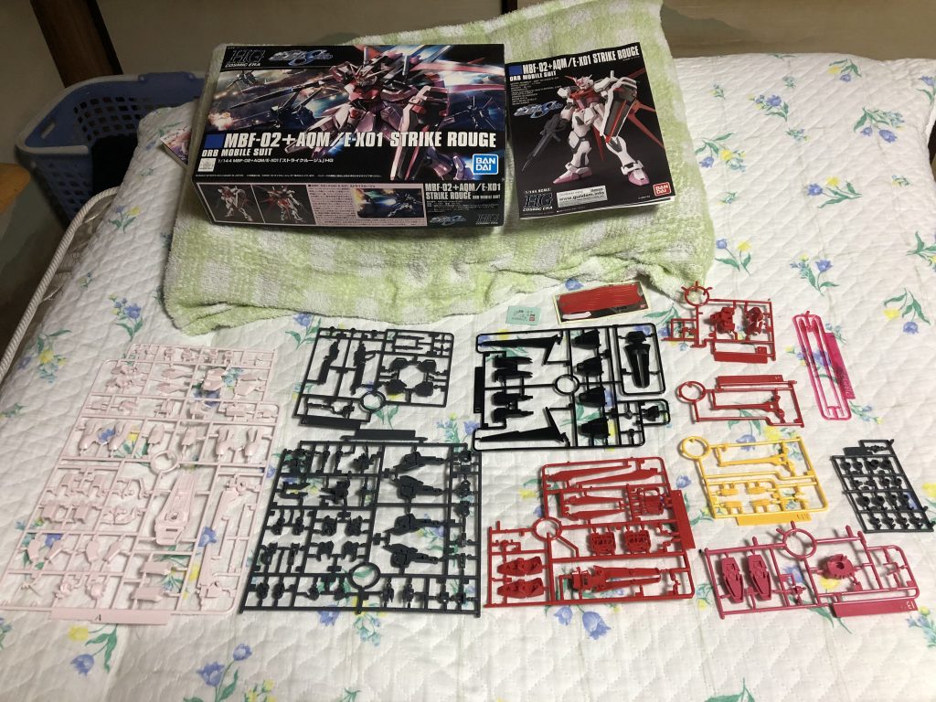 構成はこんな感じ、ランナー構成上余剰がでますが、シールドほぼ丸ごと余るのは珍しい^_^;