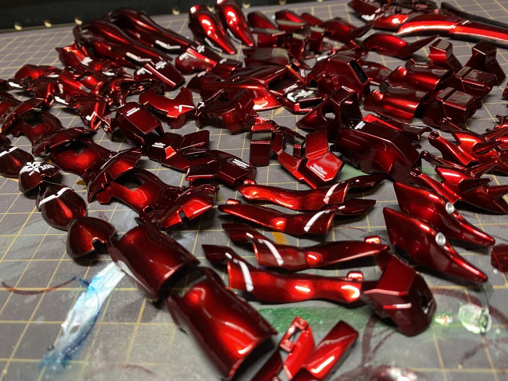 コンパウンド終了後に並べてみました。