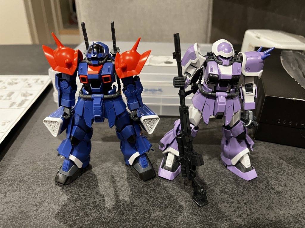 ここからは仮組状態。同時進行で相方のイフリートイエーガーも作成予定でしたが、改造イメージが固まっていないので放置。いずれ作成します。