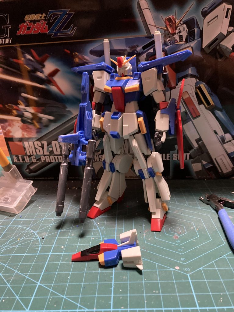 素組みです。コアファイター可愛くて好きです。