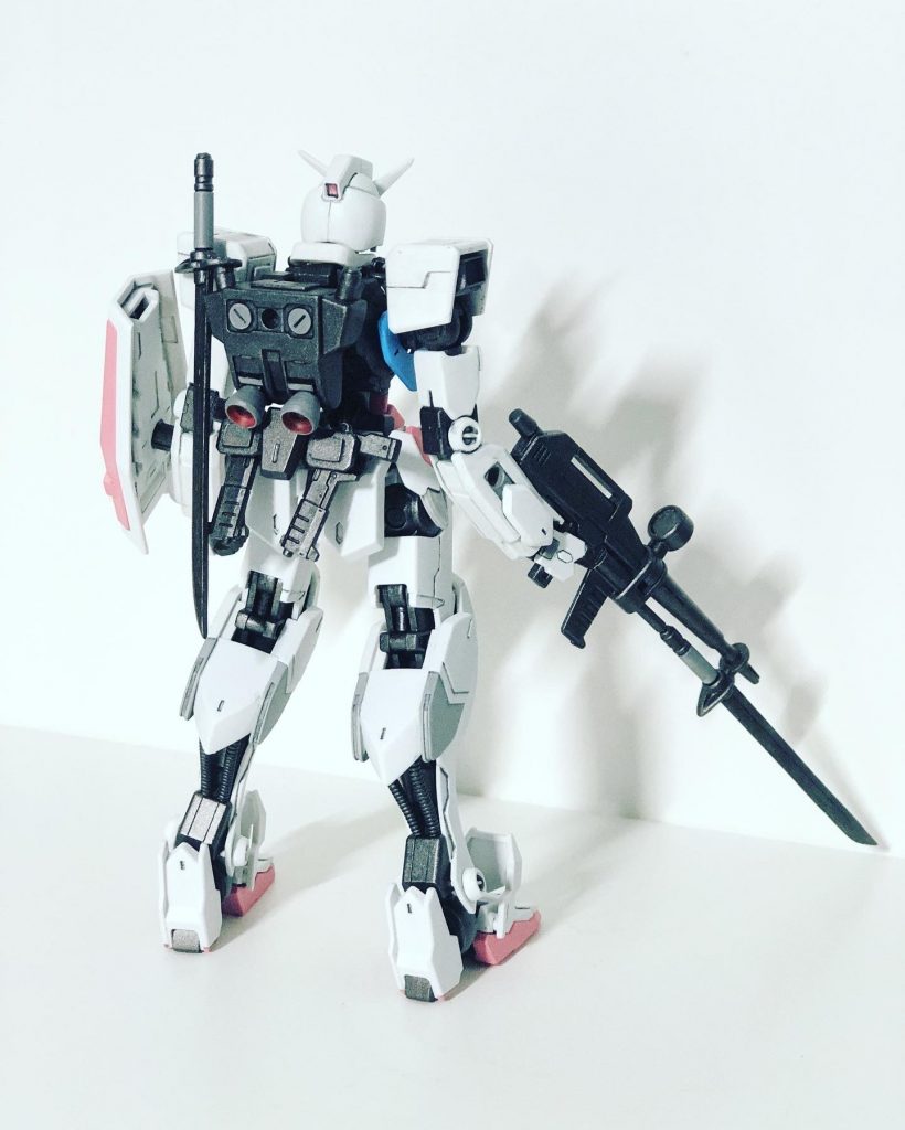 バックパックもちょい改造。ハンドガンホルスターもジャンクパーツなどで新造。