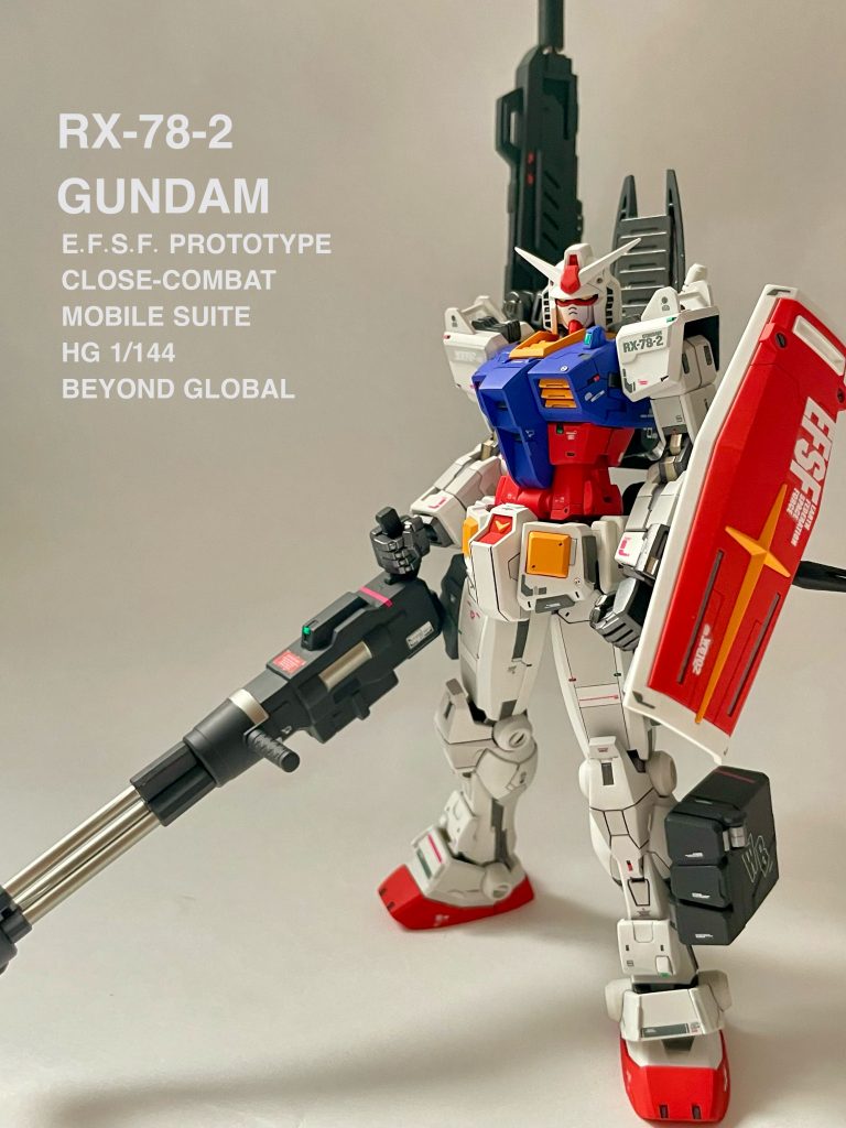 ■全体像②見えにくいですが、腿のグレネードラックは、ビルダーズパーツ？かなんかをくり抜いて、そこにプラ棒でグレネードを自作して差し込んでいます。