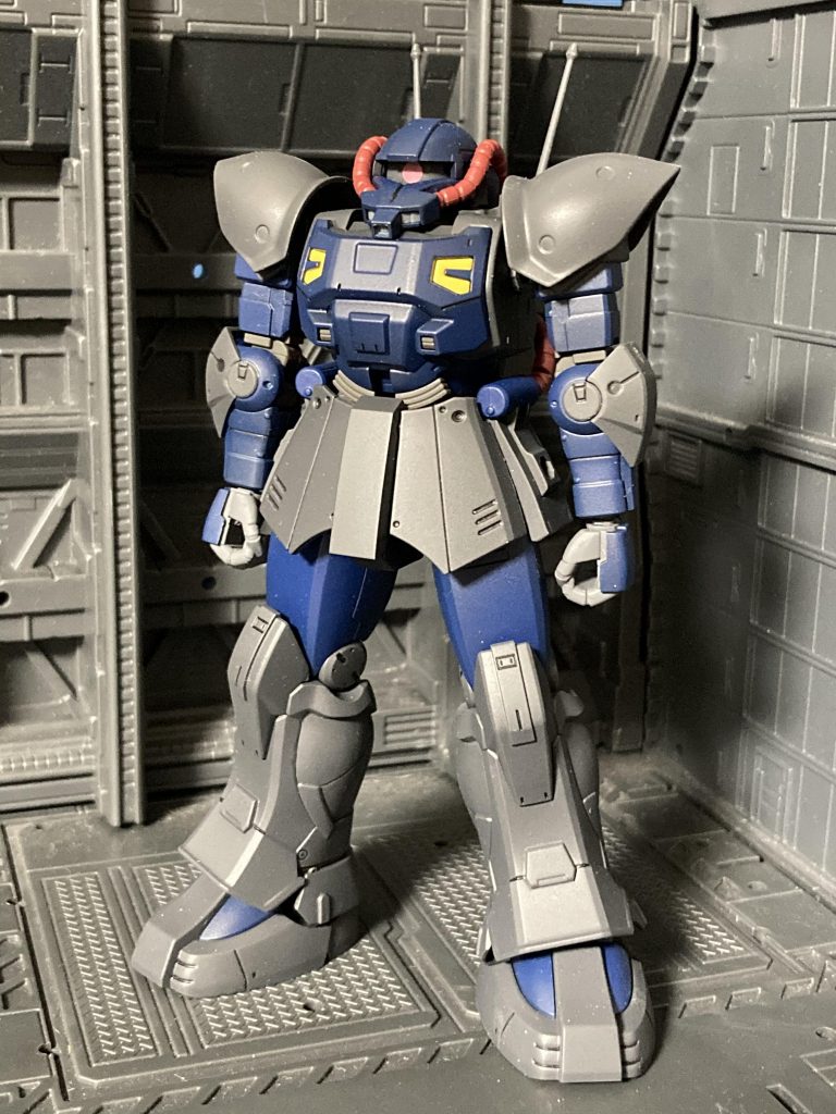 Zガンダムカラー1テレビ版Zガンダムに登場したカラー、ティターンズブルーを使用して雰囲気ぴったりに仕上げてみました