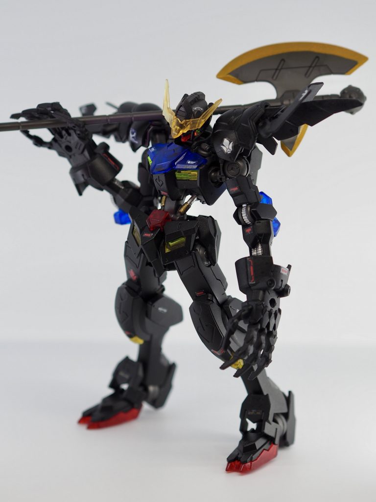 武器は過去に使ったオプションセット3から。マーキングシールはMGバルバトスの余りを貼りました。