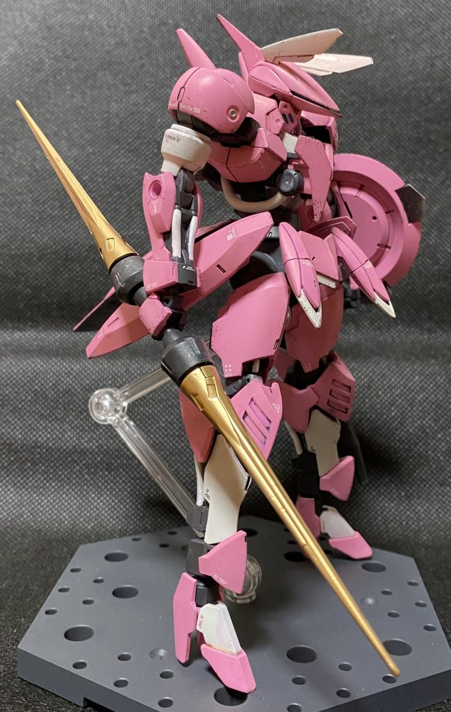 余剰パーツで足首延長しました。