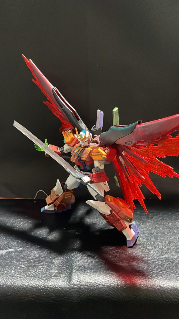 こちらはBreakフェーズ完全形態出力最大形態でデスティニーの光の翼も発動でき高速戦闘で戦える形態で近接も遠距離もより戦える形態になります😊