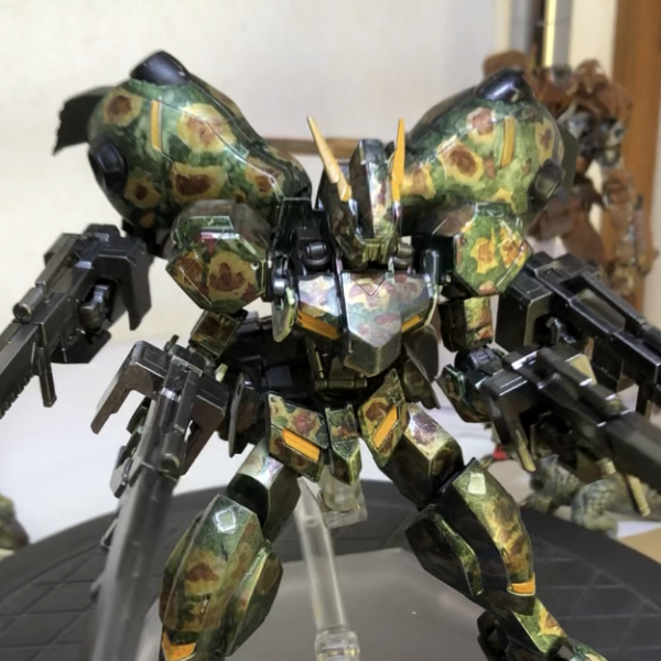 グシオンリベイクを迷彩塗装！ペンで