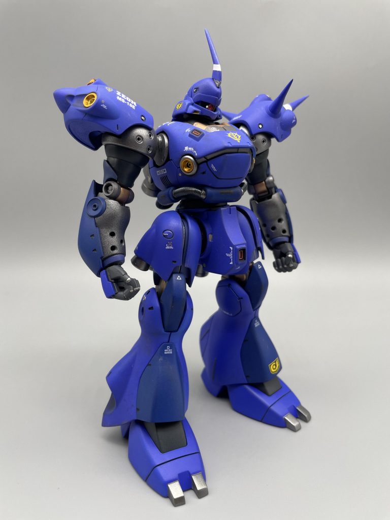 正面側スパイクは尖らせましたが、それ以外の延長工作等はしていません。このマッシブな感じ、いいですよね(語彙力)