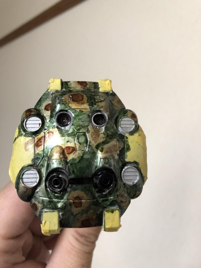 リアルタッチマーカーは水性なのでやり直しがきくので思い切ってガッと！