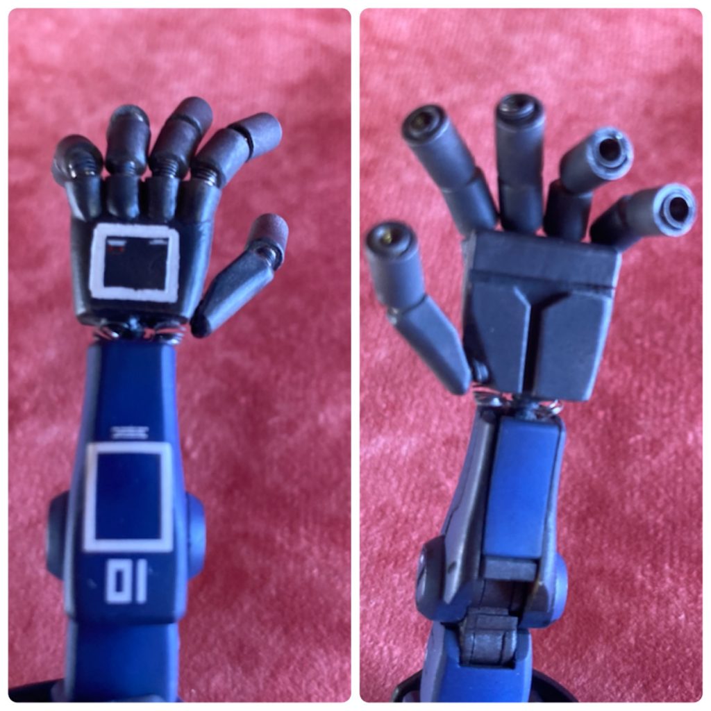 フィンガーバルカン自作しました。今回は指が可動します。