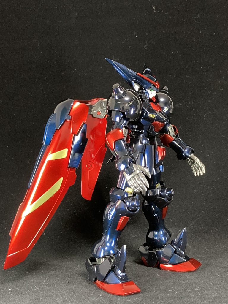 古いキットだけど塗装するだけメチャクチャカッコ良い♪顔パーツだけスミ入れしてます。