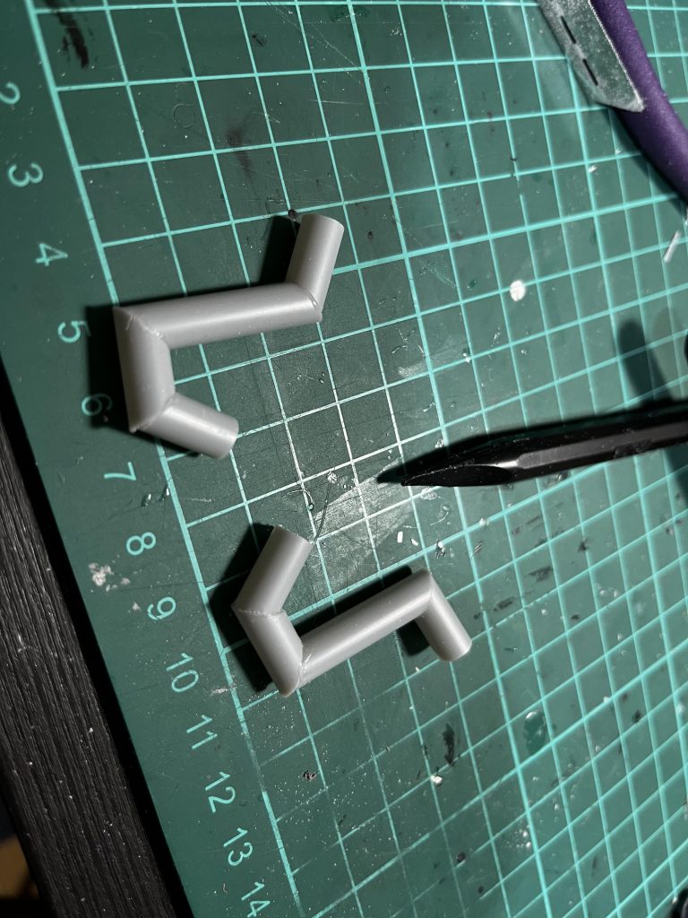 制作工程②今作の方向を大きく決めてくれたパイプの制作ですね。角度の調整が大変でしたが、大小含めて10本以上作ったので、パイプ系を曲げる表現はだいぶ身についた気がしてます。