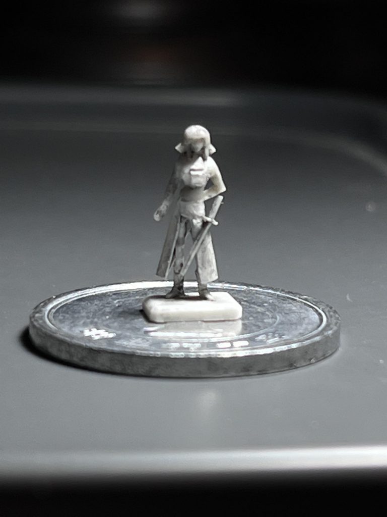 加工中のカルタ様❤元は、RGユニコーンに付いていたバナージですが、ガリガリ削ったので面影ないですね。