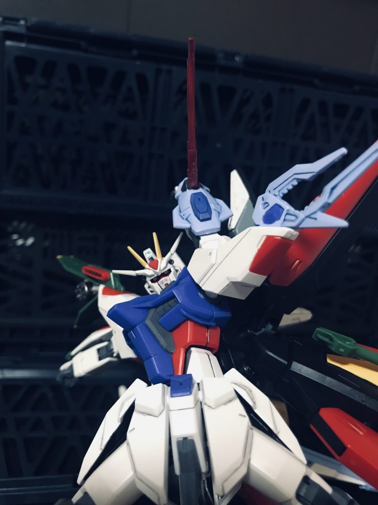 ビームブレード『リヒトファング』元機体にない武装その①。カッコイイと思うのですが、正直1番ポージングに困りました…