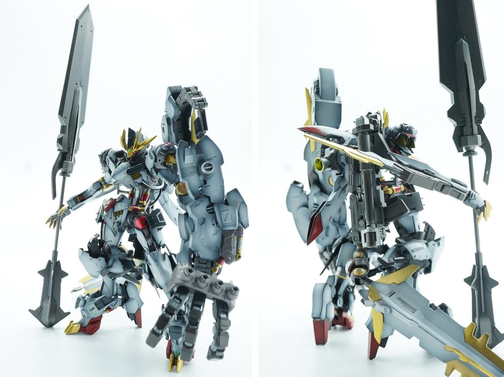 武装オン前後詳細は後述しますが、機体が大きめになったので武装も大きく映えるものをめざしました