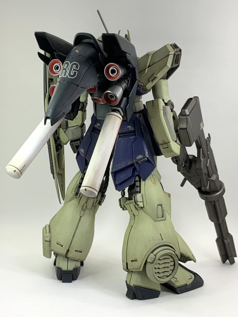 背面。ディジェのシールドを取り込んでいるのが、お気に入りです。