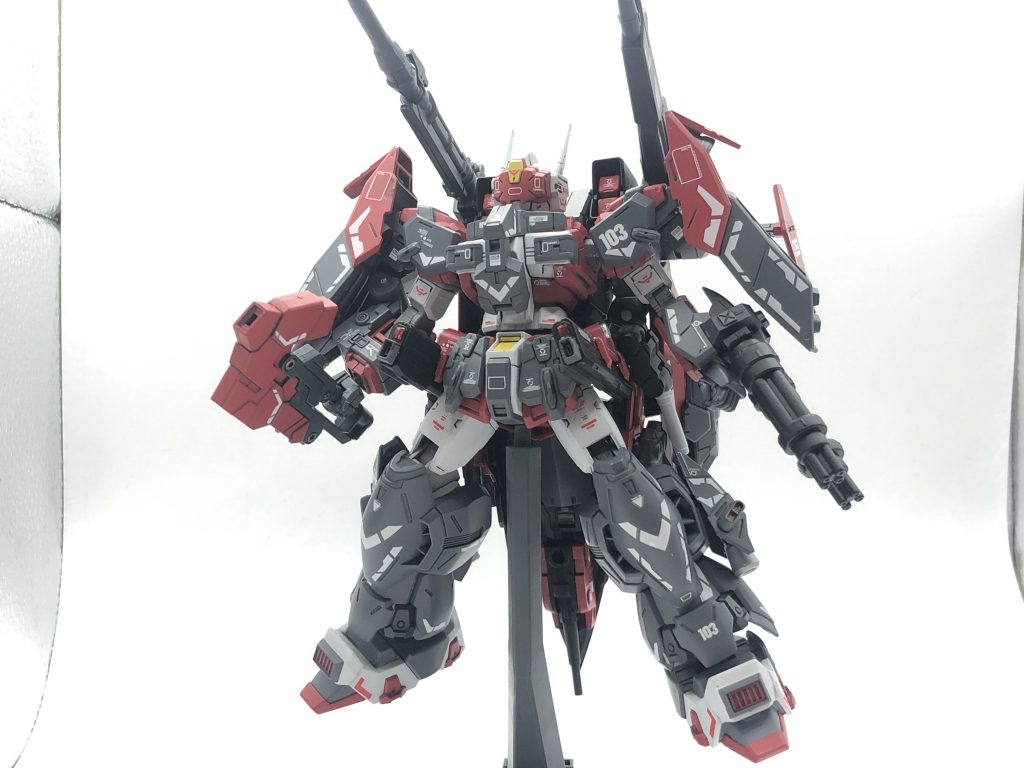 アームズライダー改アサルトの改修機。改修機といっても本体自体はあまり変わっておらず武装類の調整がほとんど。バックパック周りは大幅に変更!主にアサルトからの変更点を書いていきます。