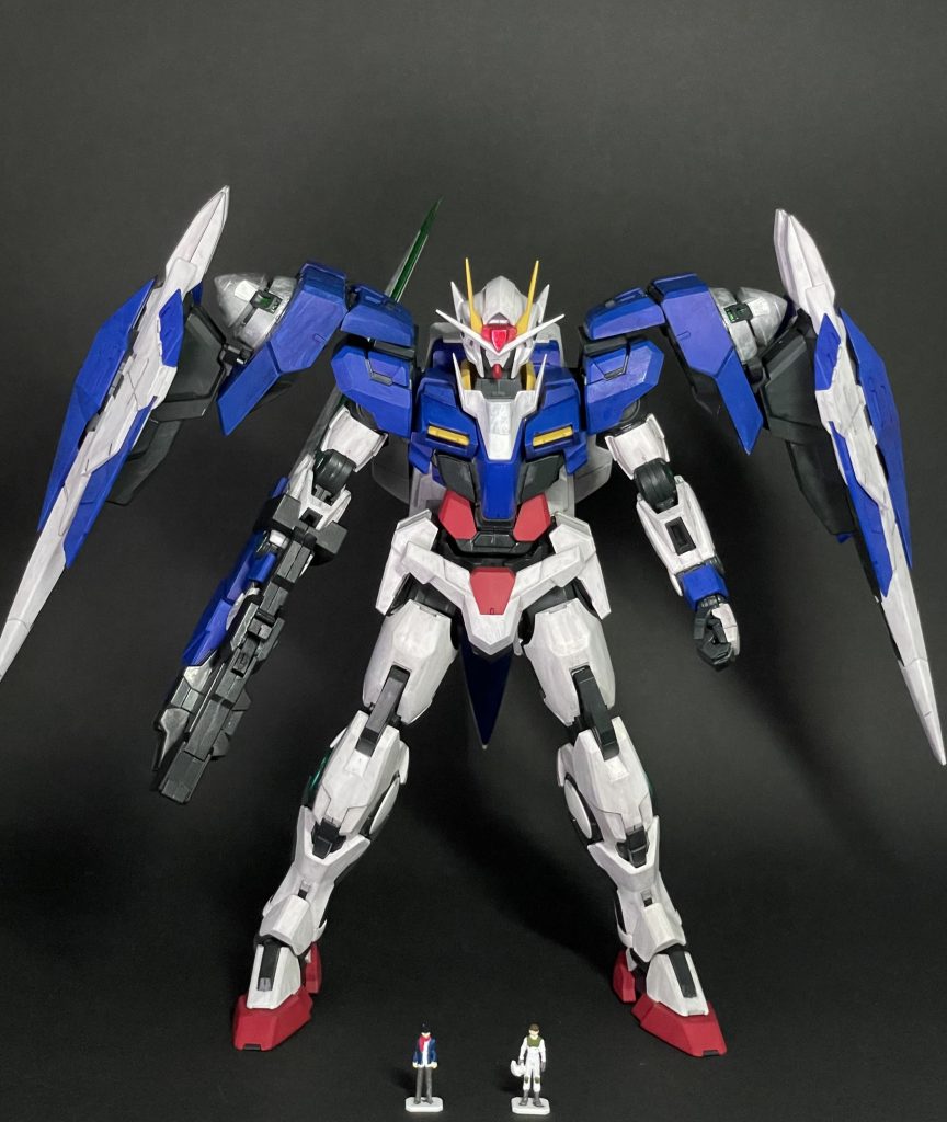 手震えながら塗った刹那と沙慈