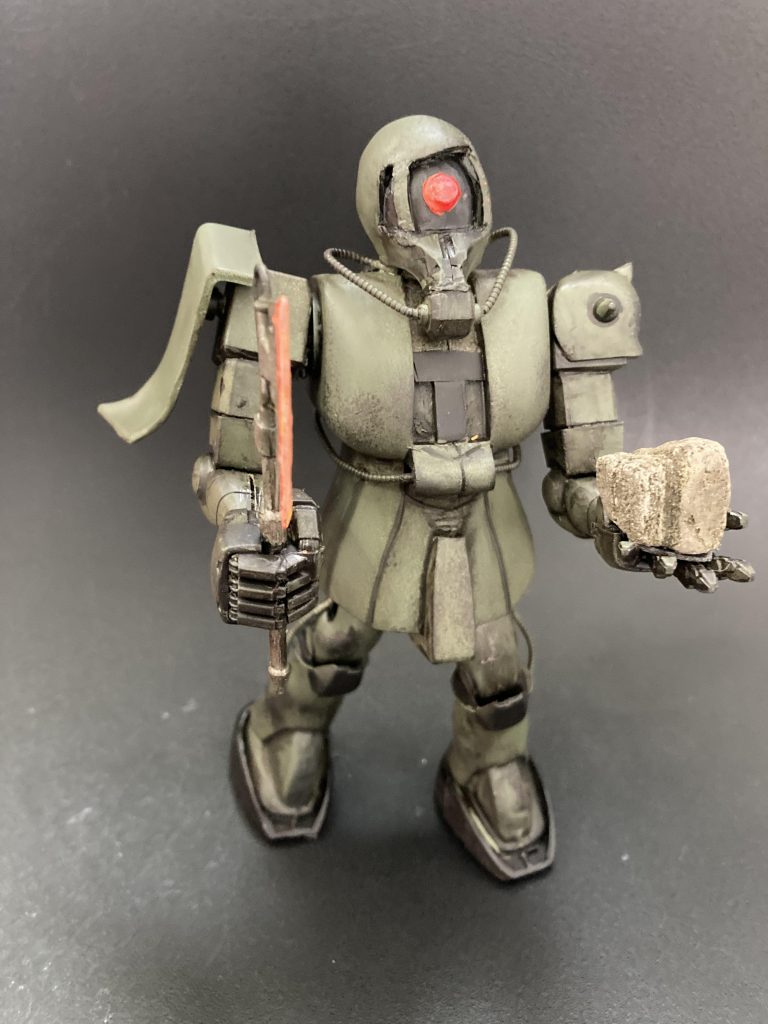 TV版の作画崩壊ザクを旧キットで製作です^ ^ノ