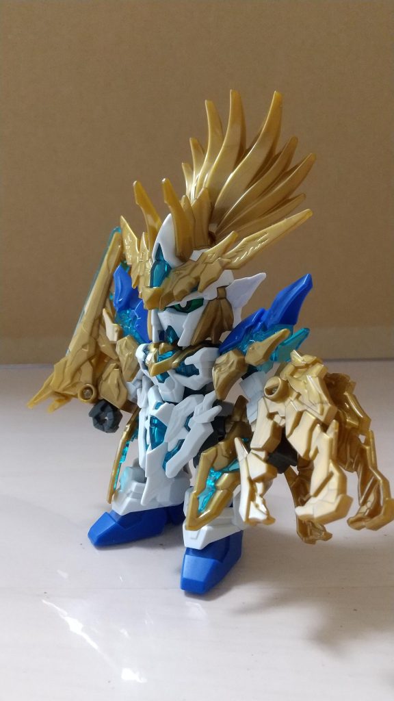 斜め横。いつも通り素組だけどカッコいい。これからスミ入れとか頑張ってみます。