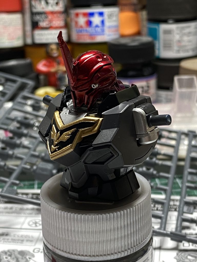 最初はグレーでした笑レッドの方がかっこいいなと思い塗装し直し。