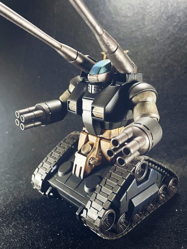 初めての全塗装 HGUCガンタンク–3枚目/制作者：ワサワサ・ニョッス