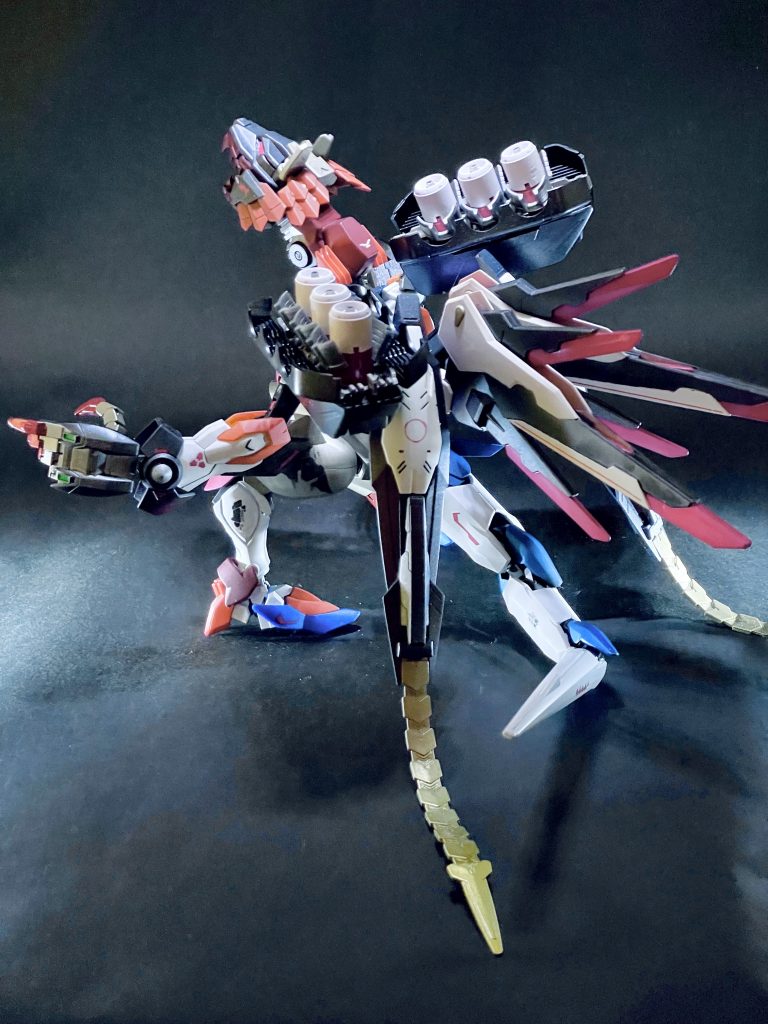 後ろ姿はこんな感じです。