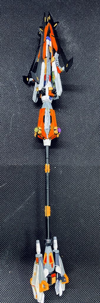 主要武器①多機能メイスMGバルバトスの独自設定メイスは個人的にいまいちだったのですが、今回の改造ではいいようにいじれたので結果オーライ。