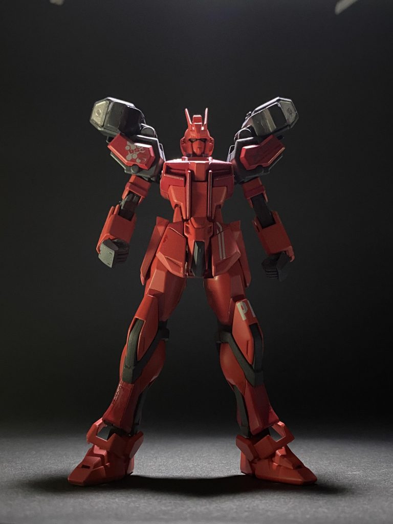 バックパック無しで正面から