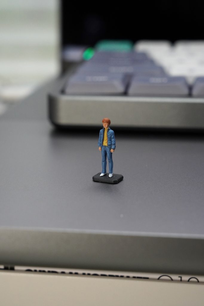 Amuro Ray hand-painted in Vallejo colours.