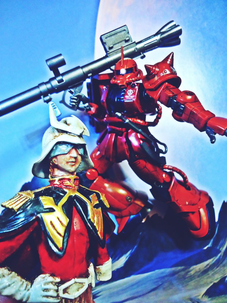 背景も水彩画でやっつけ仕事なので仕上がりがキツいかも？