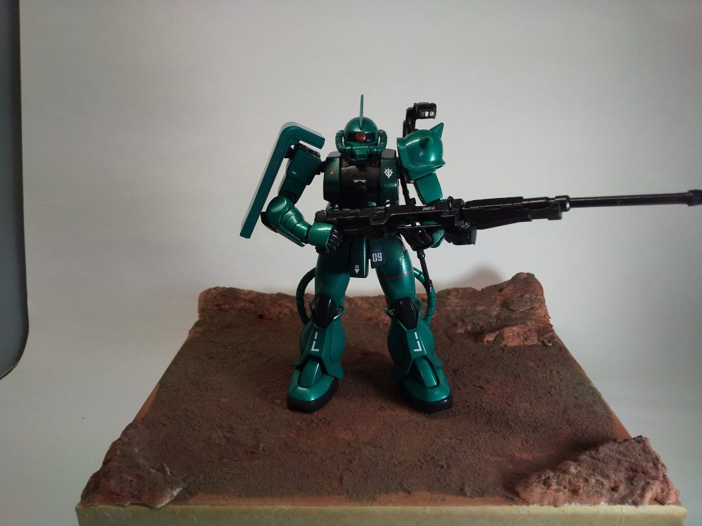 おまけ前回投稿の「ザクⅡ作戦支援型」も火星に逃げ延びていたのであった…。ご覧いただき有難うございました~