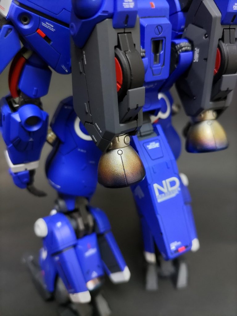 うまくいったバーニアの焼け表現