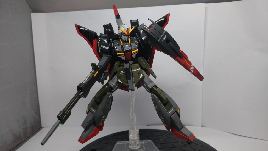 ビームライフルでのポーズ