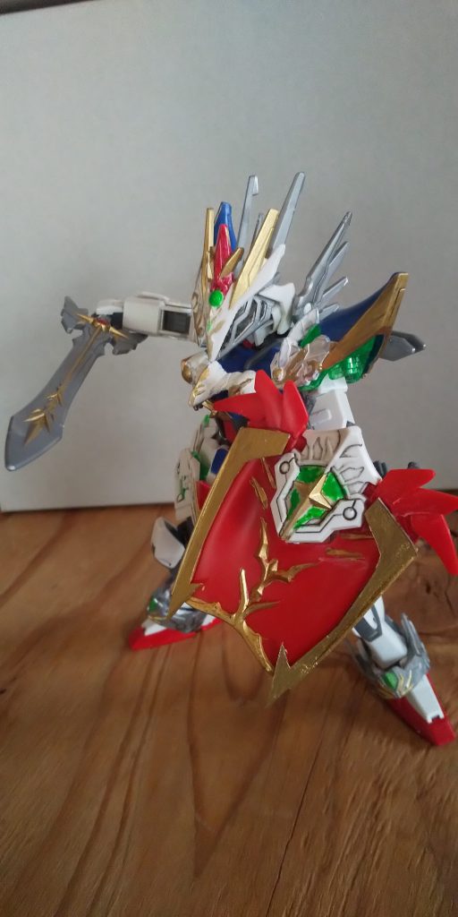 ポーズをつけて