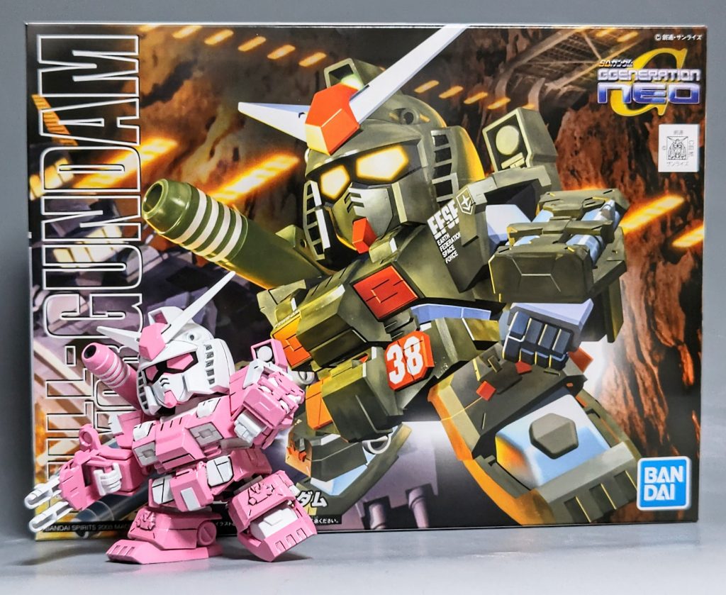 パッケージのポーズの真似。再販のおかげで、やっと作る事が出来ました〜