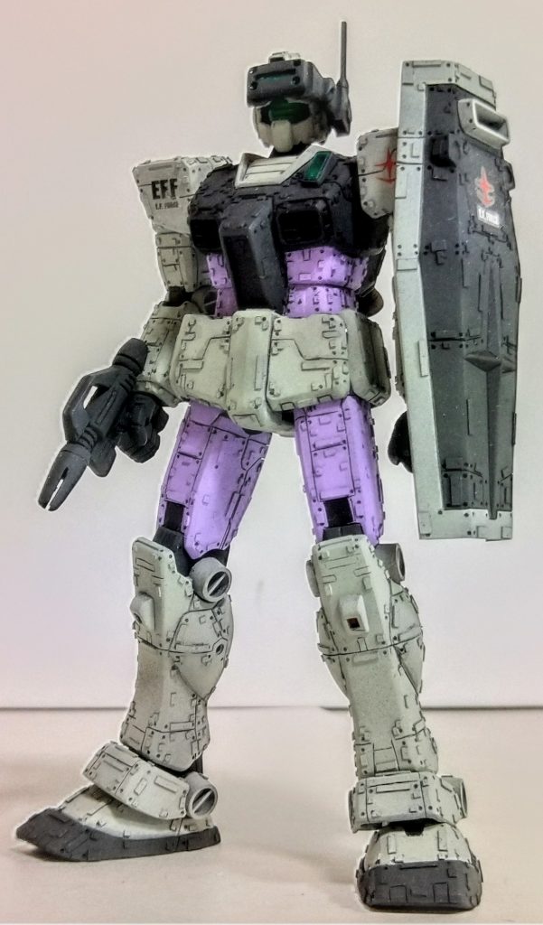 ストーリーにも載せましたが何年か前にネットで拝見した作例を参考させていただきました。カラーリングは夜戦型とゆう事でナイトシーカーのを参考にしてみました。