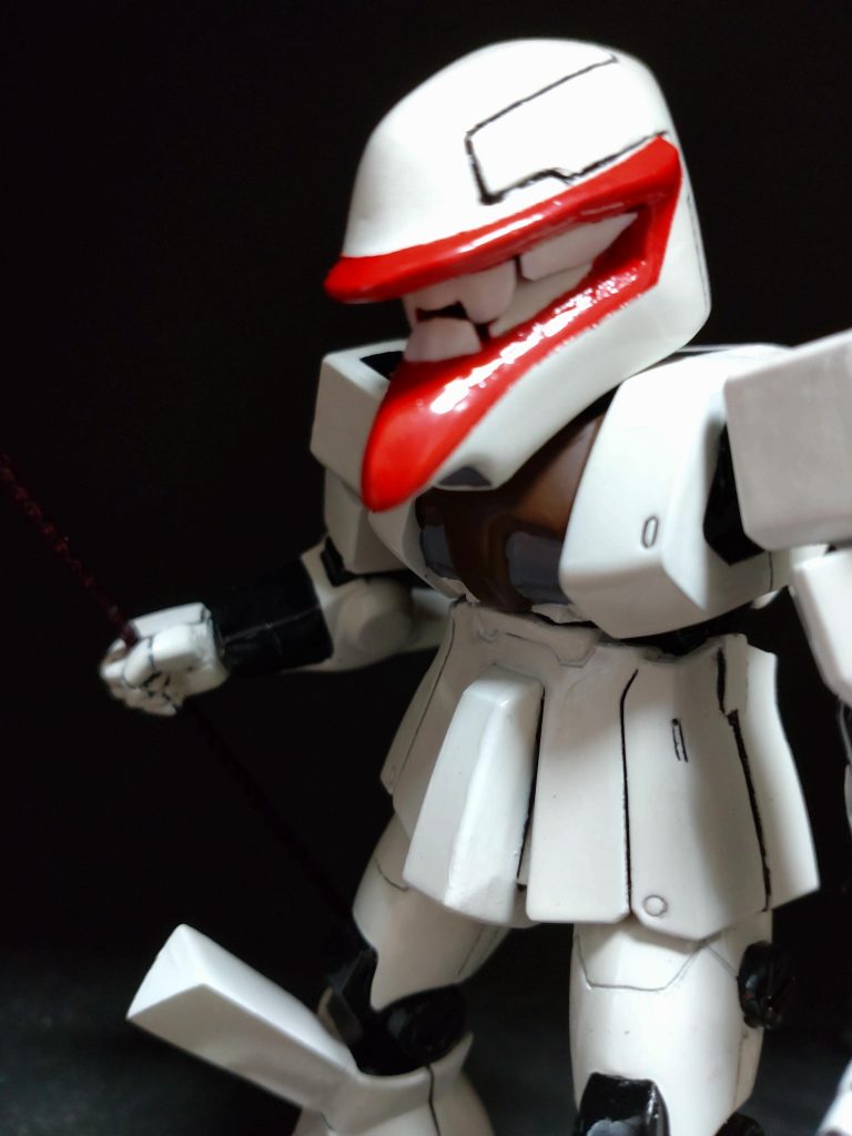 まぁ、なんやかんやでなんとか自分なりの量産機顔が出来上がりましたーと。