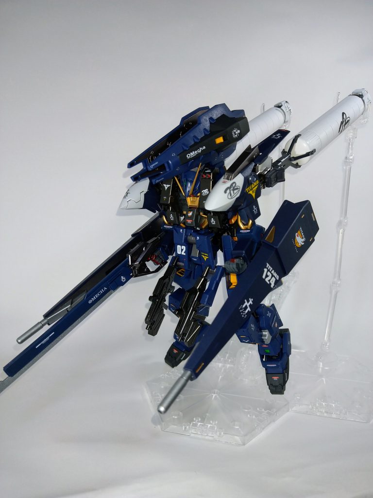 本当はこれがやりたかっただけ。AOZ好きな方は一度は見たことがあろう巡航形態。知人にアドバイスを貰い初ミキシングでしたがカッコよくできたような気がします。