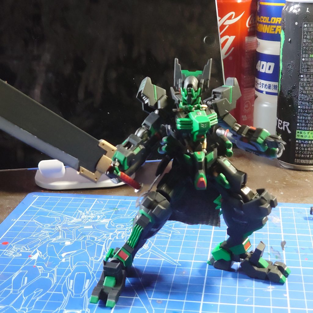 バスターソード大剣。カラーはccff7のバスターソードを参考にしました。