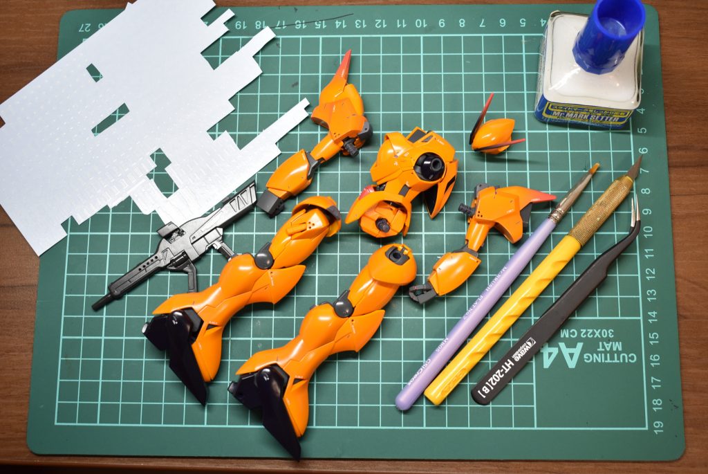 水転写デカール貼り