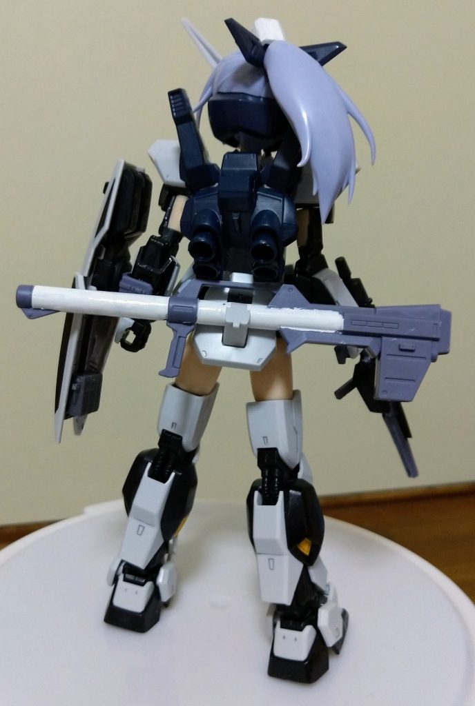 後ろはこんな感じ。やはり迅雷ヘッドのポニーテールは可愛いヽ(=´▽`=)ノ