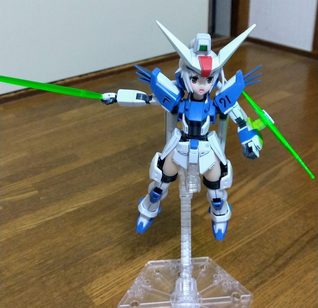 そして最大稼働っ！！元々が名もなきエースパイロットの専用機という設定。たぶん最大稼働も使いこなせるかと思われます。