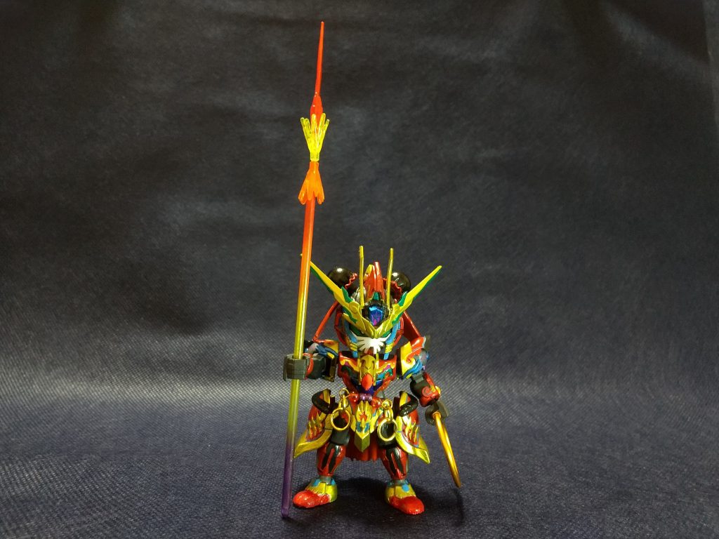 火尖鎗(カセンソウ)ガイアノーツの蛍光が滲み出てくる性質を利用すれば、もどきですが筆塗りでもグラデーションができました