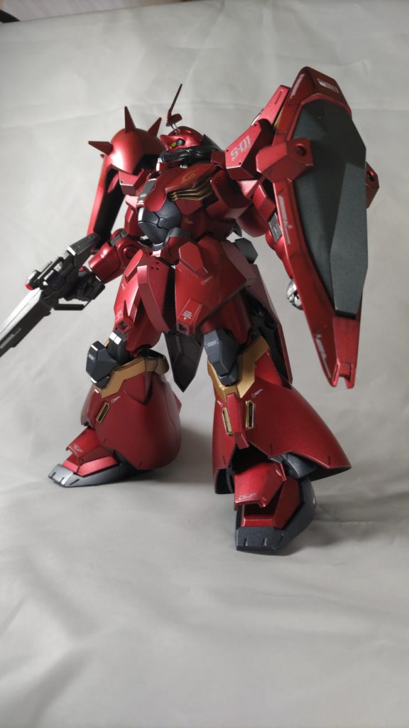 赤、ガンメタ ゴールドのバランスが難しかったです。