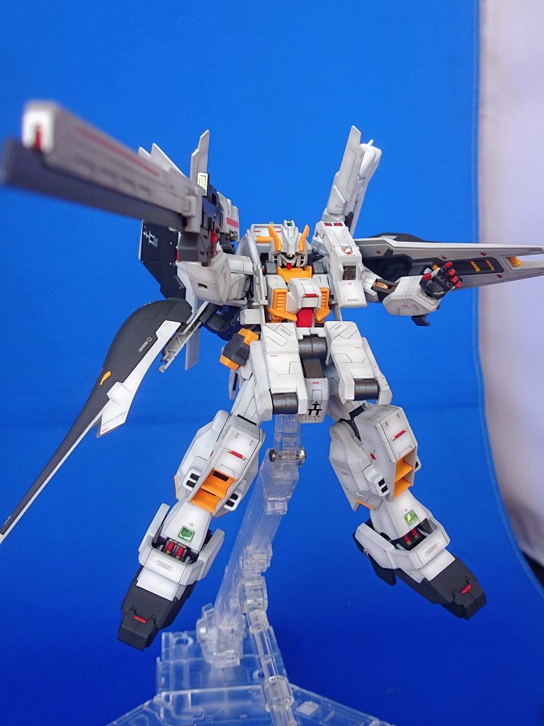 ロングブレードライフル発射。