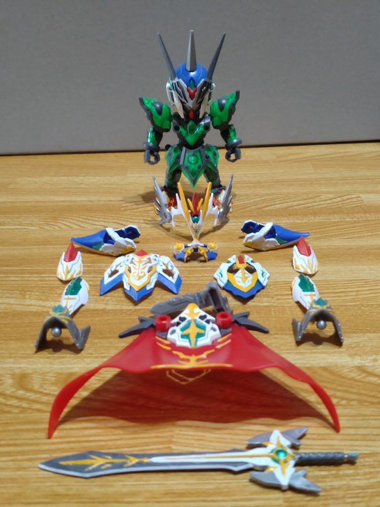 アーマーを並べて